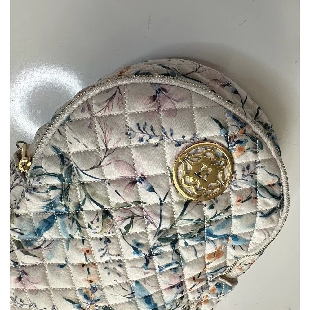 Nanette Lepore Backpack Multicolor Quilted Floral Boho Gold Logo / Womens Mini‎ - Picture 5 of 8
